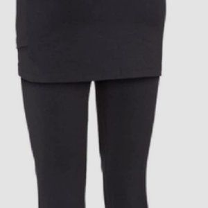 Cabi M'Jeggins - Women's  Medium 2 in 1- skirted Leggins Black stretchy soft